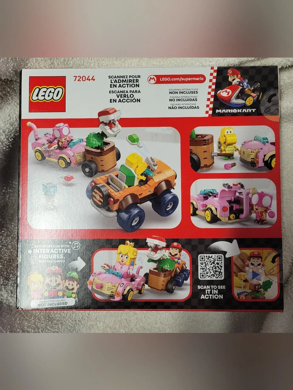 Lego Super Mario Kart 72044 Piranha Plant Power Up Pursuit New Sealed
